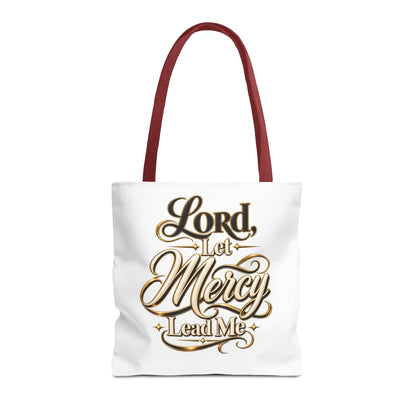 Lord, Let Mercy Lead Me Tote Bag – Inspirational Christian Canvas Tote