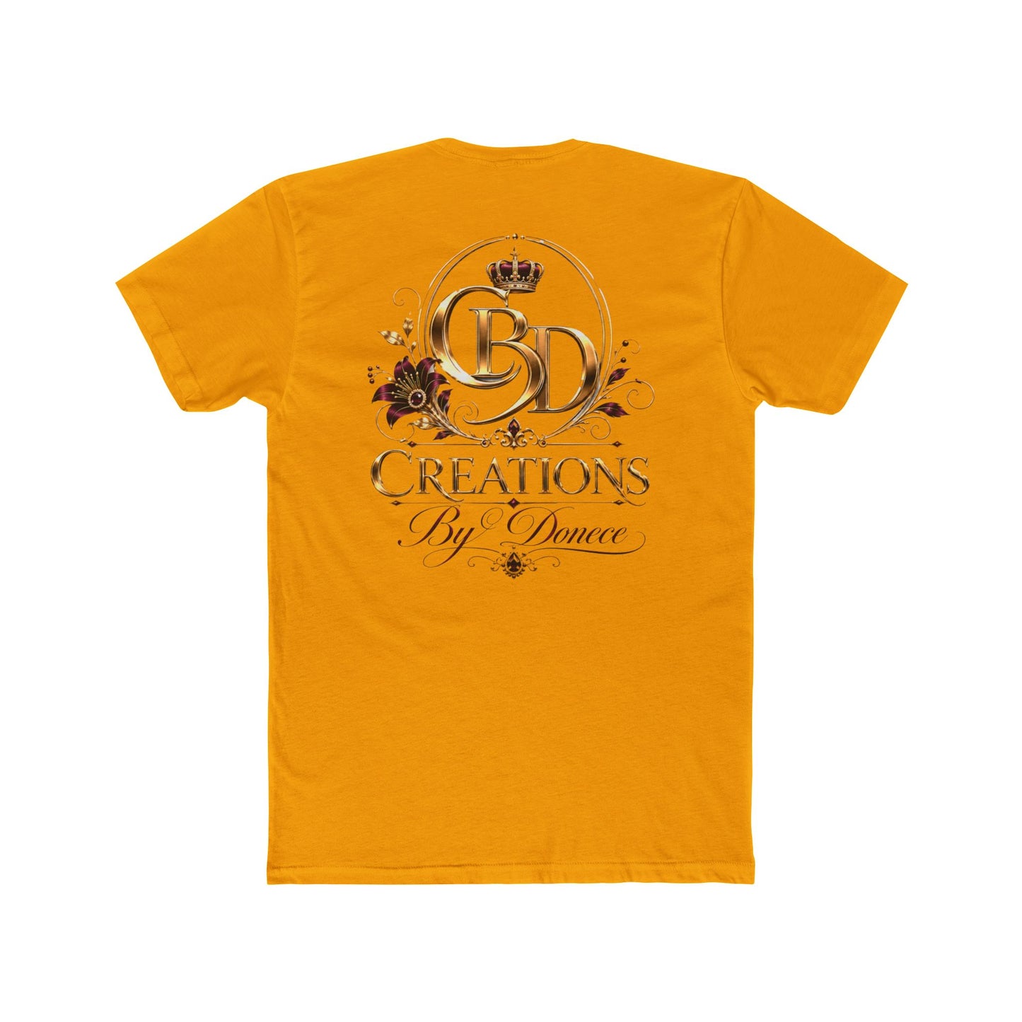 Creations By Donece Logo Tee - Luxury Monogram Graphic T-Shirt
