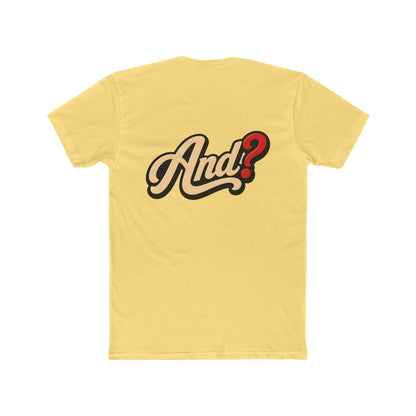 And? Graphic Tee — Retro Script Question Mark Shirt