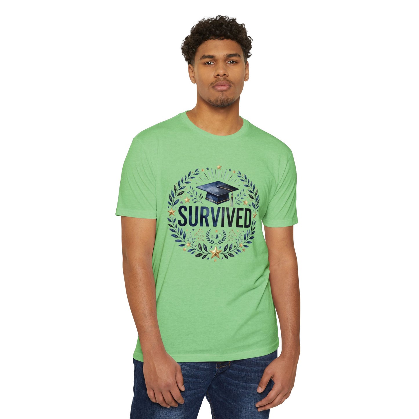Survived Graduation Cap T-Shirt