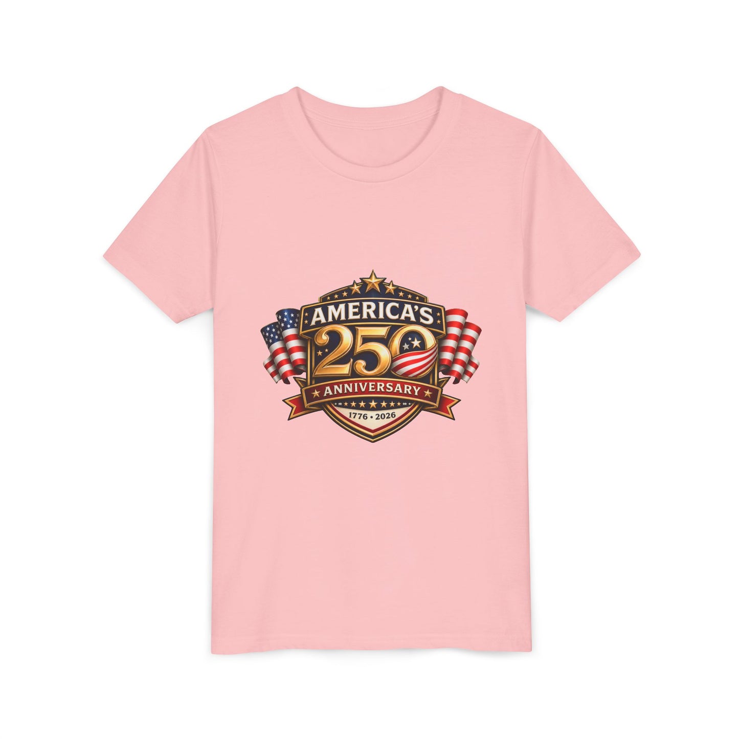 America's 250th Anniversary Youth Tee - Patriotic 1776–2026 Celebration Shirt