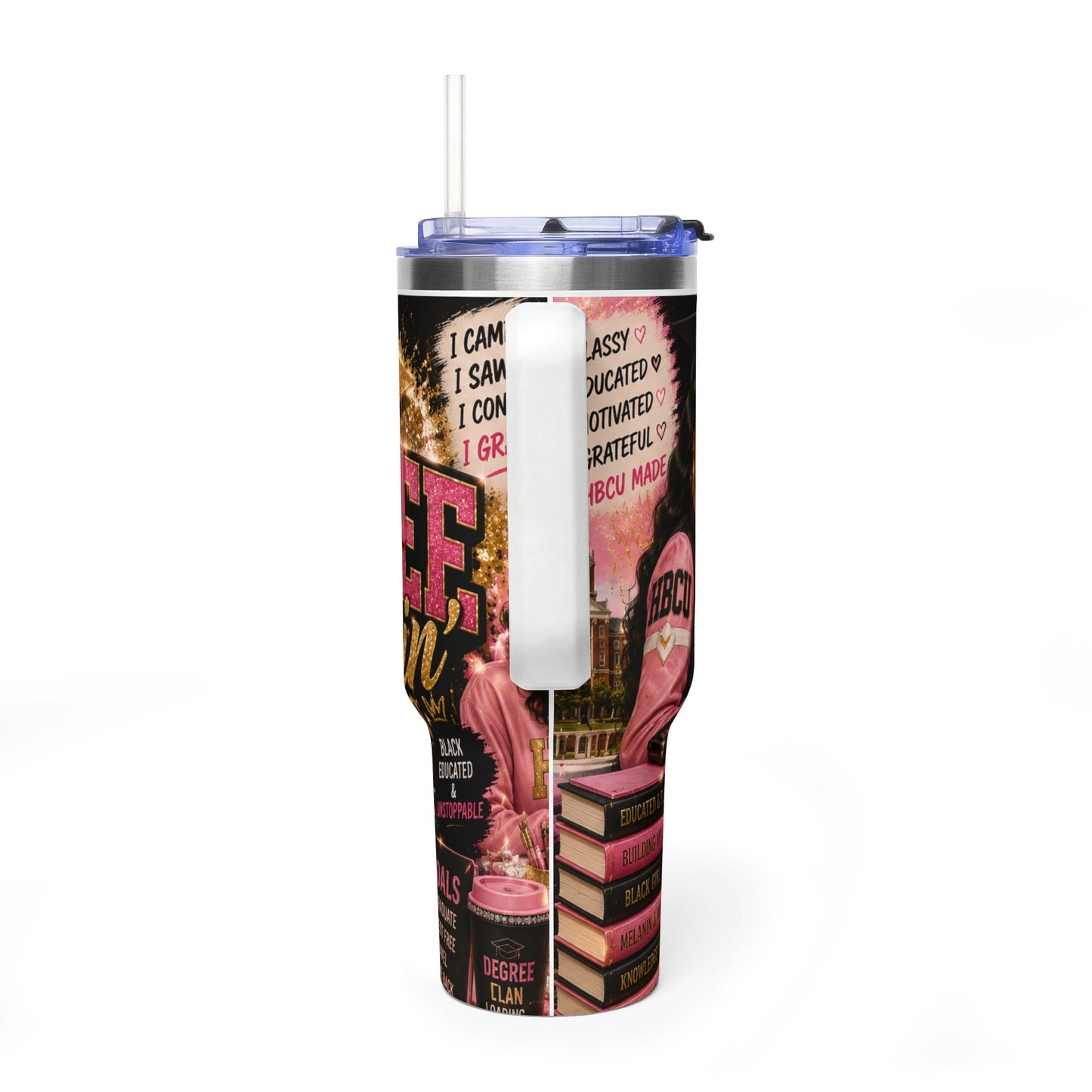 40oz Degree Drip Vacuum Tumbler – HBCU Inspired Travel Mug