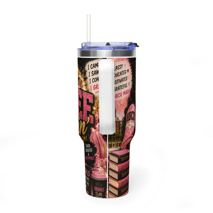 40oz Degree Drip Vacuum Tumbler – HBCU Inspired Travel Mug