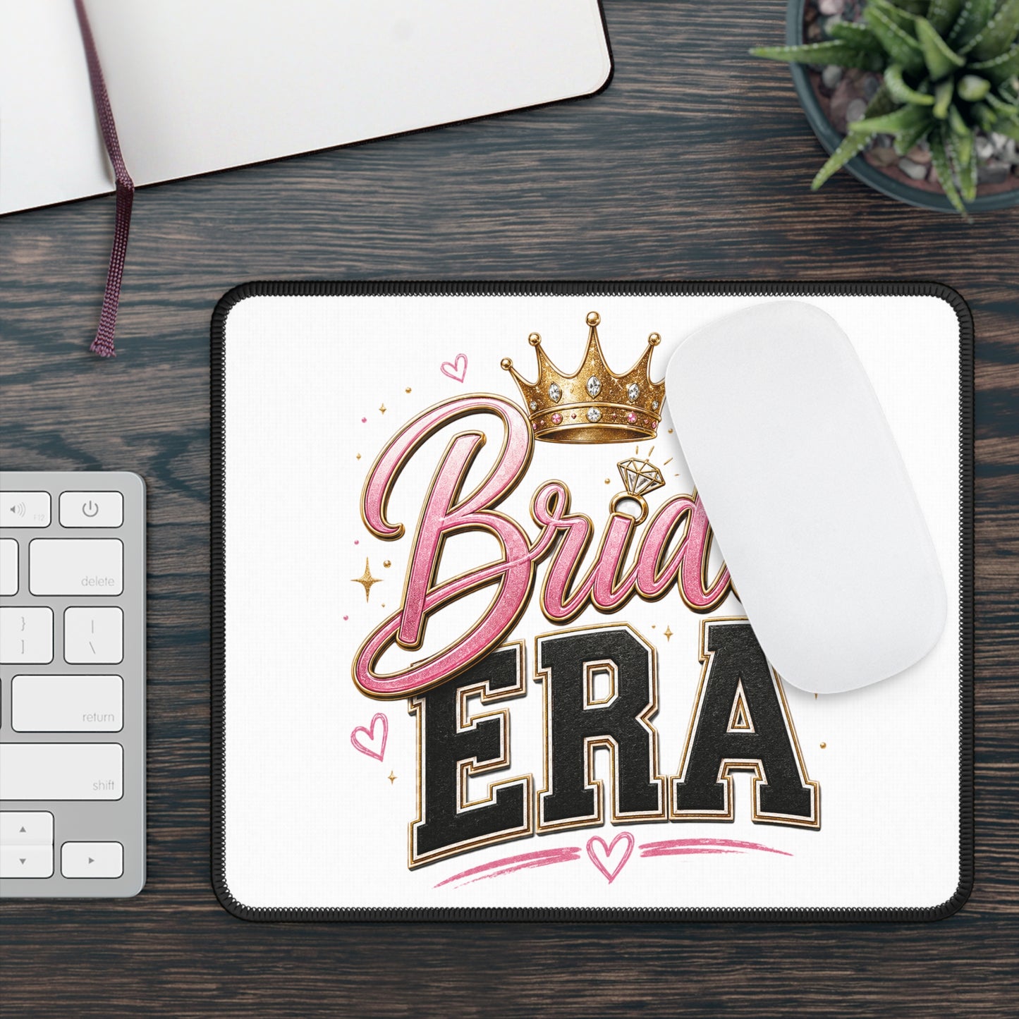 Bride Era Gaming Mouse Pad — Bachelorette Bridal Desk Accessory