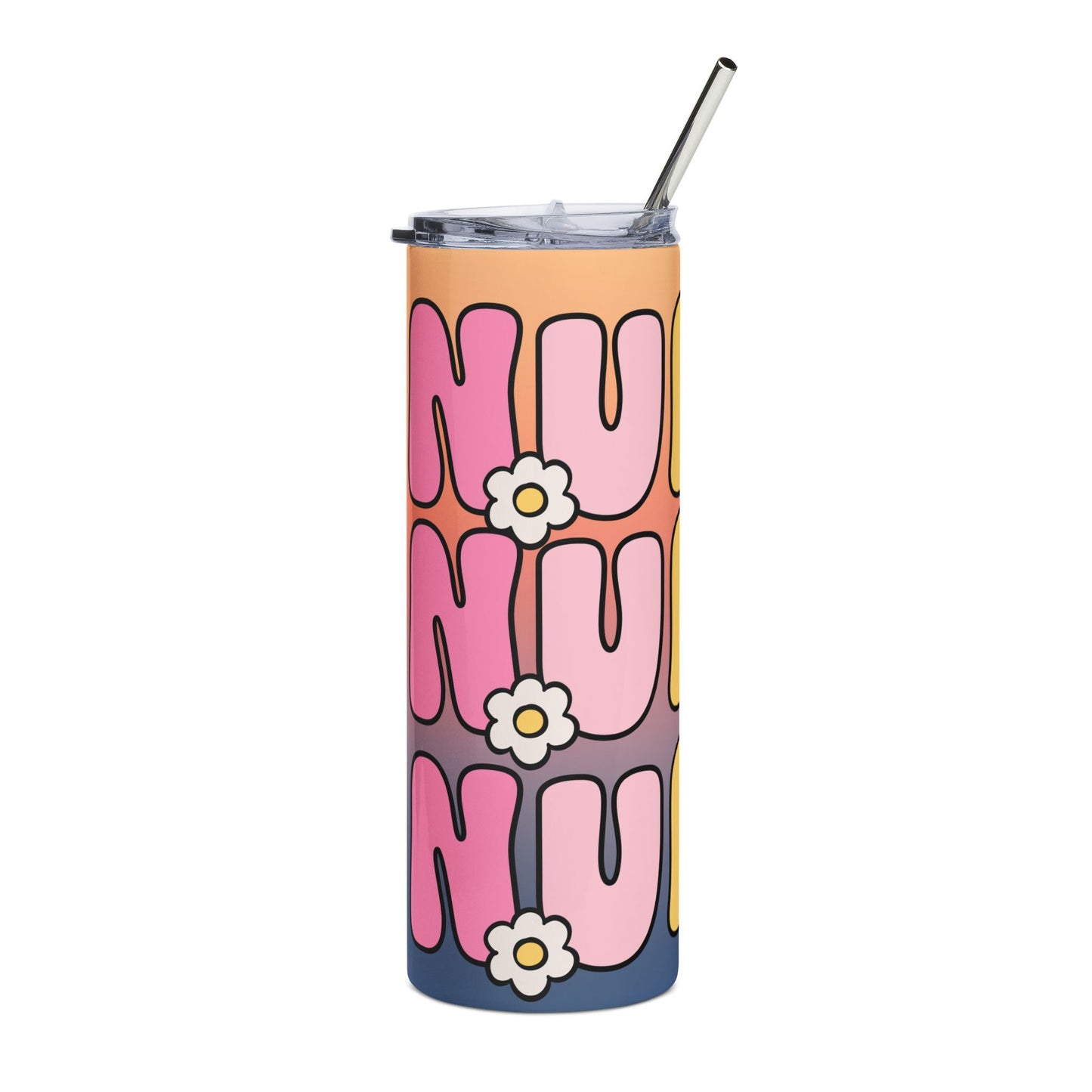 20oz Retro 'Nurse' Stainless Steel Tumbler – Floral Groove Travel Cup