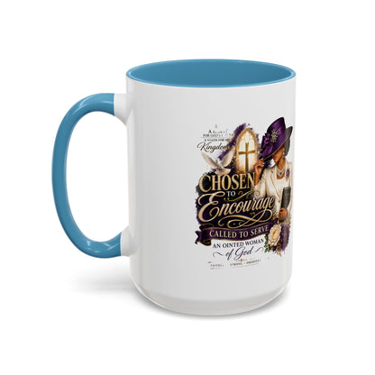 Chosen to Encourage Coffee Mug — Christian Woman Faith Gift (11/15oz)