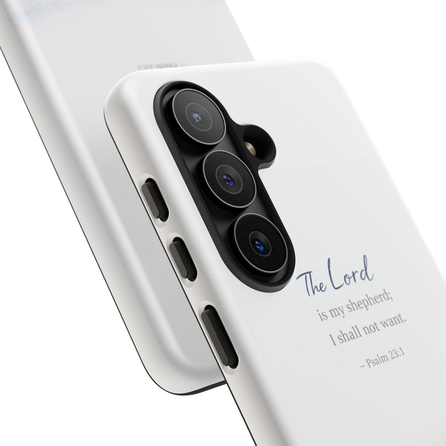 Psalm 23 'The Lord Is My Shepherd' Tough Phone Case — Christian Scripture iPhone Cover