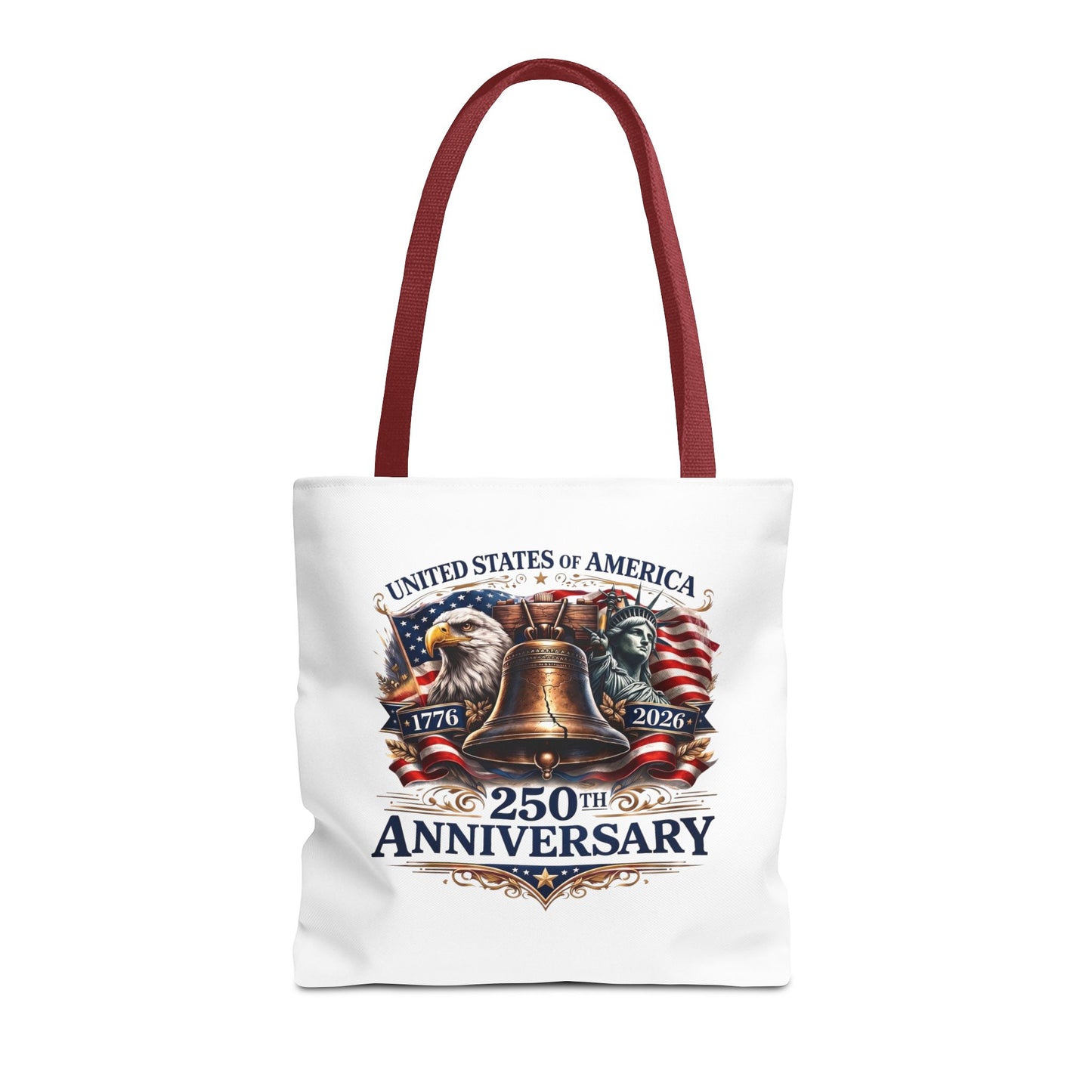 Anniversary Tote Bag — "United States of America 250th Anniversary" Liberty Bell Design