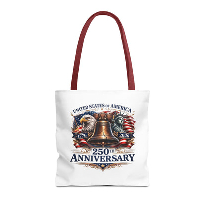 Anniversary Tote Bag — "United States of America 250th Anniversary" Liberty Bell Design