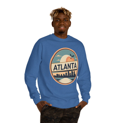 Atlanta Skyline Sweatshirt — Retro Peach City Crewneck