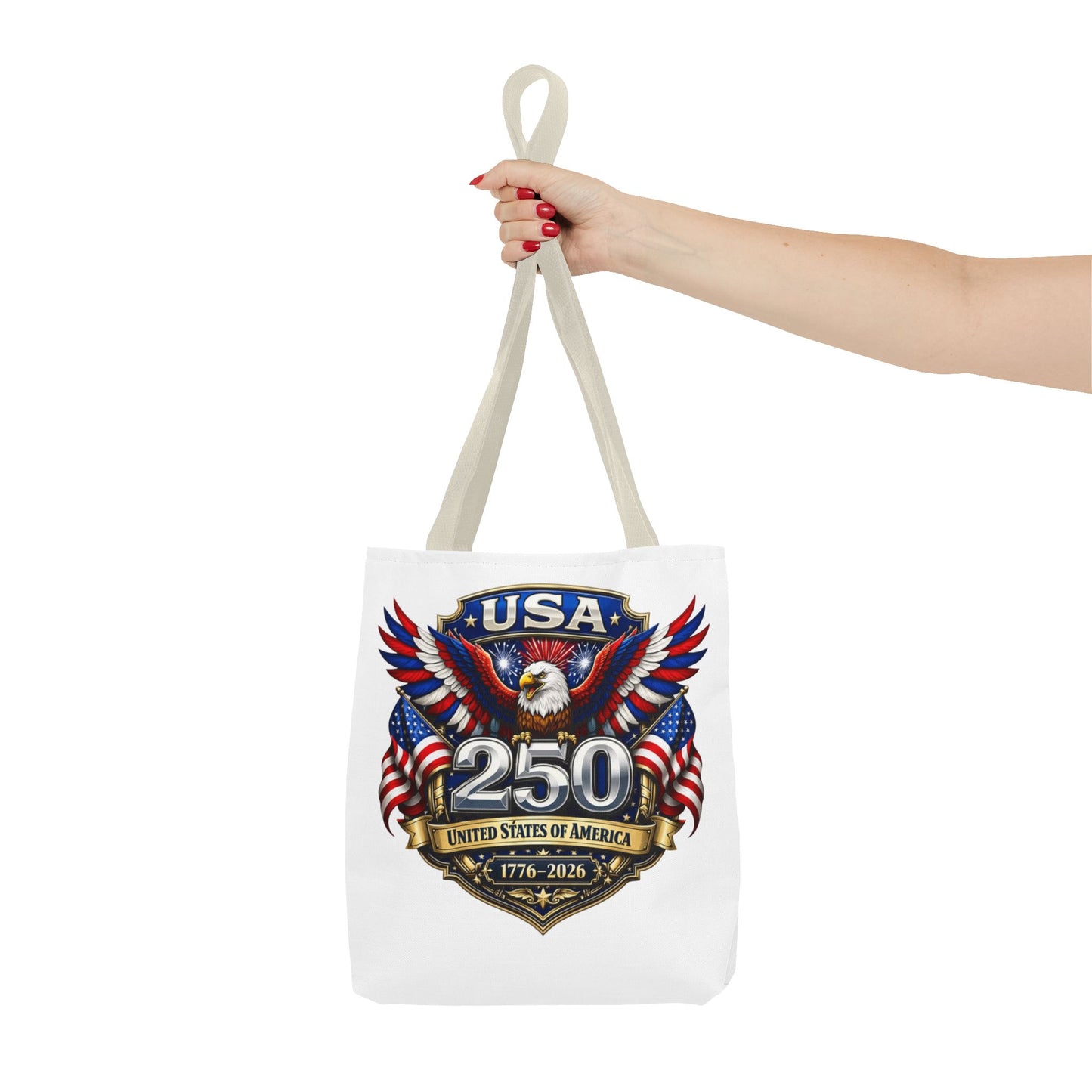 USA 250th Anniversary Eagle Tote Bag — Patriotic 1776–2026 Celebration Tote