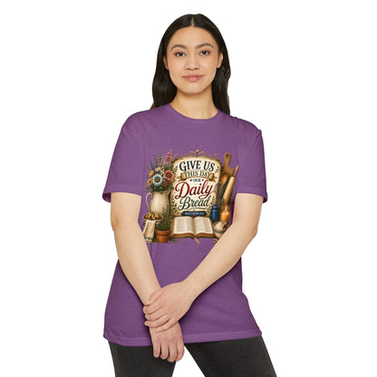 Daily Bread T-Shirt — Vintage Kitchen Bible Design
