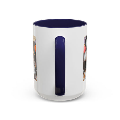 Cat Lover Accent Coffee Mug — “Life Is Better With Cats” 11/15oz
