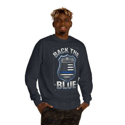 Back the Blue Sweatshirt — Police Support Crewneck