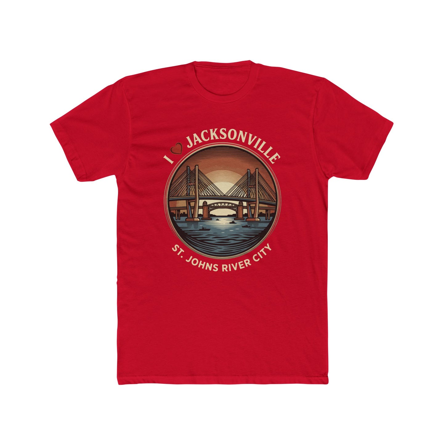 Jacksonville St. Johns River City Tee — I  Jacksonville Graphic T-Shirt
