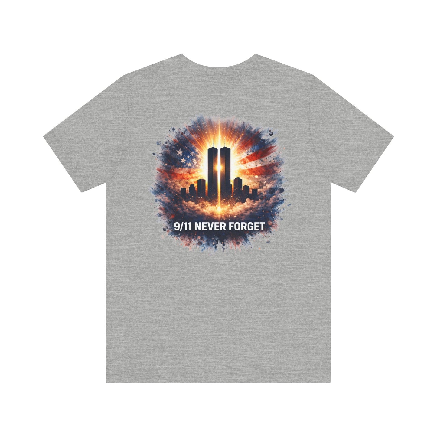 9/11 Never Forget T-Shirt — Twin Towers Tribute Tee