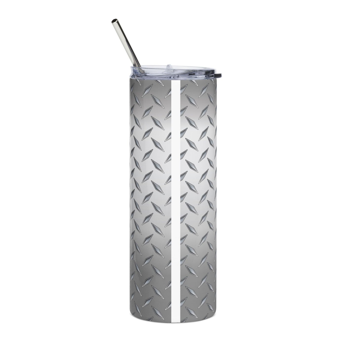 20oz Stainless Steel Tumbler — Industrial Diamond Plate "DAD" Design