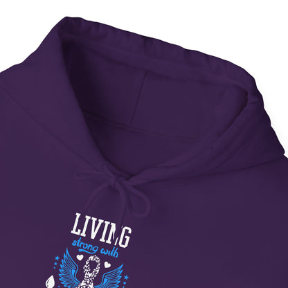 "Living Strong With Diabetes Daily"  Hoodie