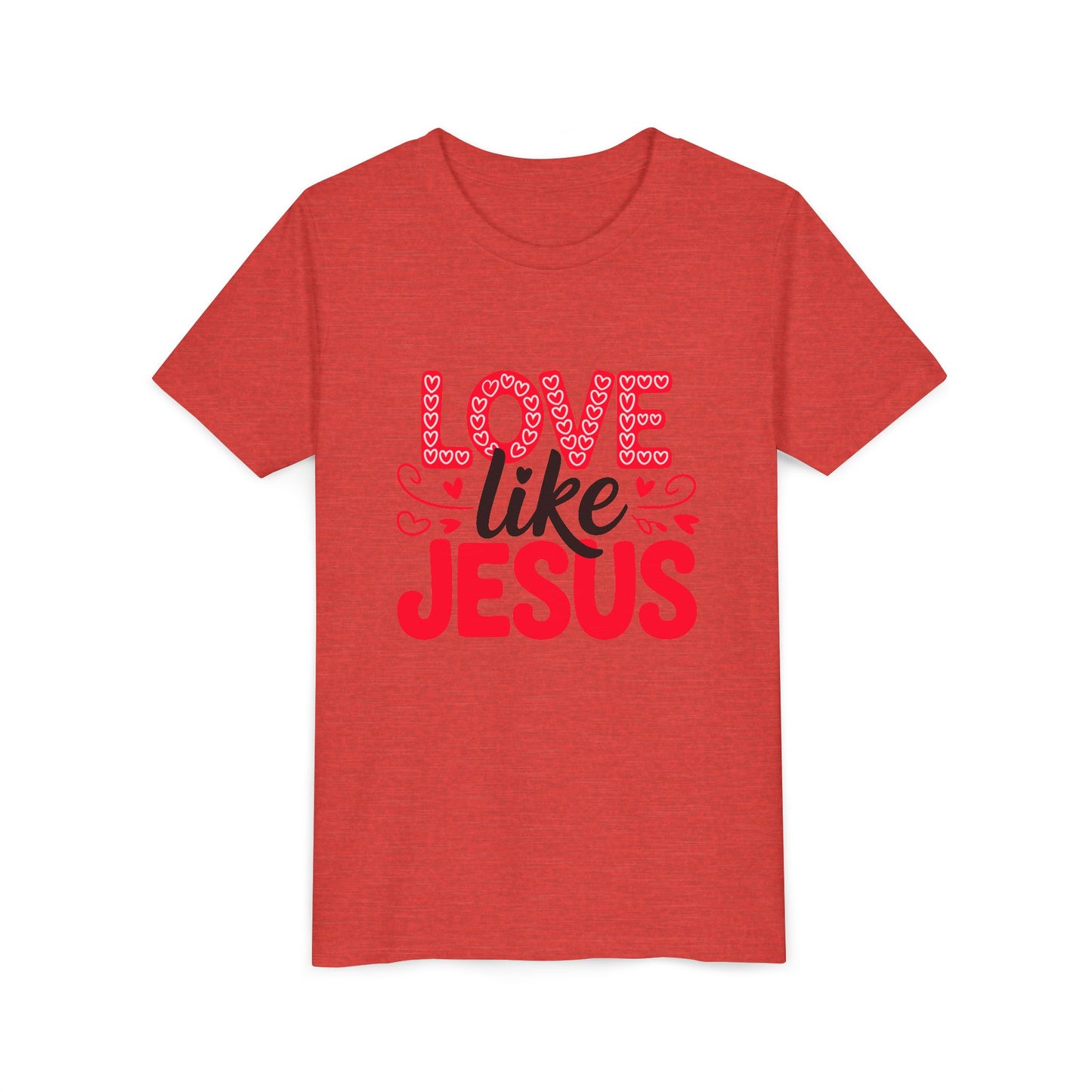 Youth Tee - "Love Like Jesus" Christian Kids Shirt