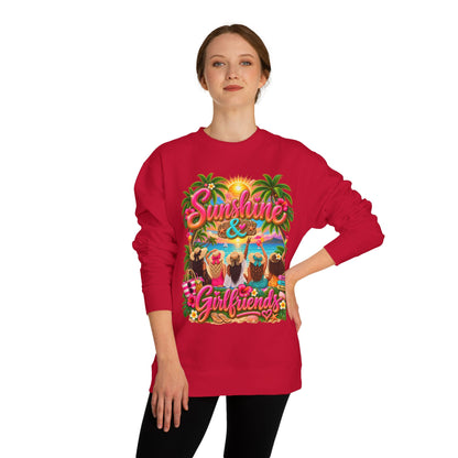 Sunshine & Girlfriends Beach Sweatshirt