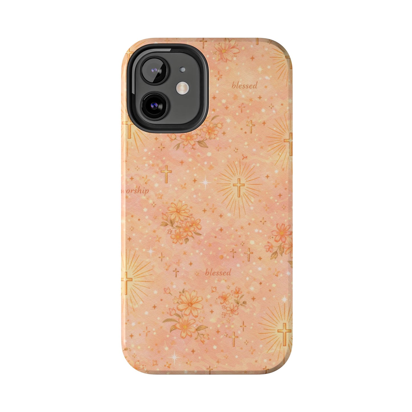 Blessed in Grace Phone Case | Christian floral iPhone Case