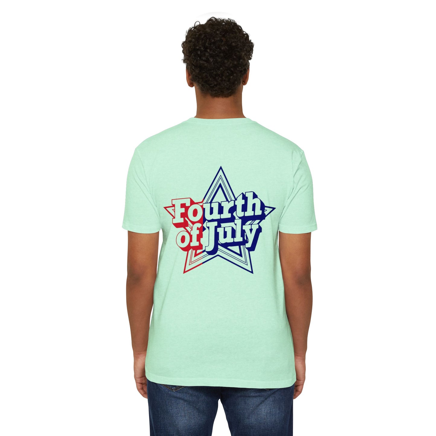 Fourth of July Star T-Shirt — Retro Patriotic Independence Day Tee