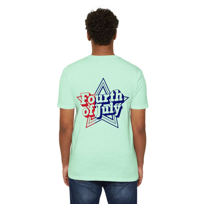 Fourth of July Star T-Shirt — Retro Patriotic Independence Day Tee