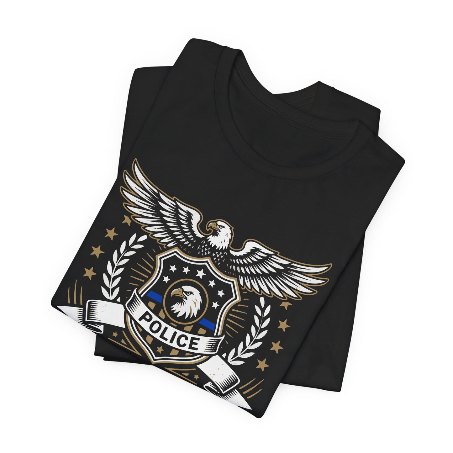 Police Honor Courage Service T-Shirt — Law Enforcement Tribute Tee