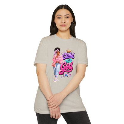Child of God T-Shirt — Cute Pink Faith Graphic Tee for Girls