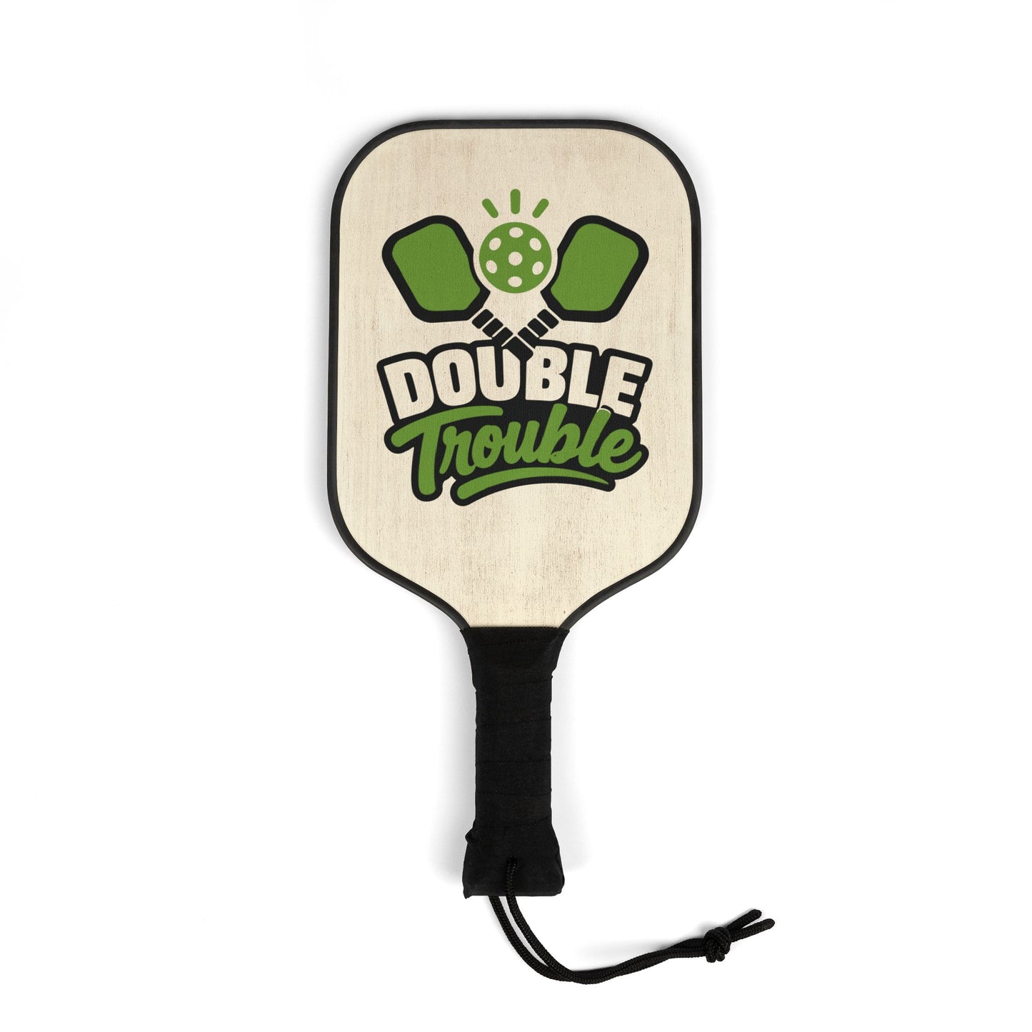Pickleball Paddle Set — "Double Trouble" Portable Kit with 2 Paddles & Balls