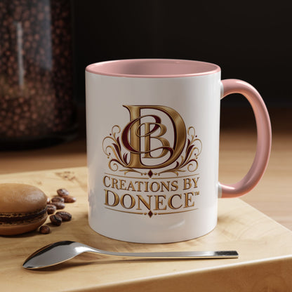 Creations by Donece Logo Accent Coffee Mug (11/15oz)
