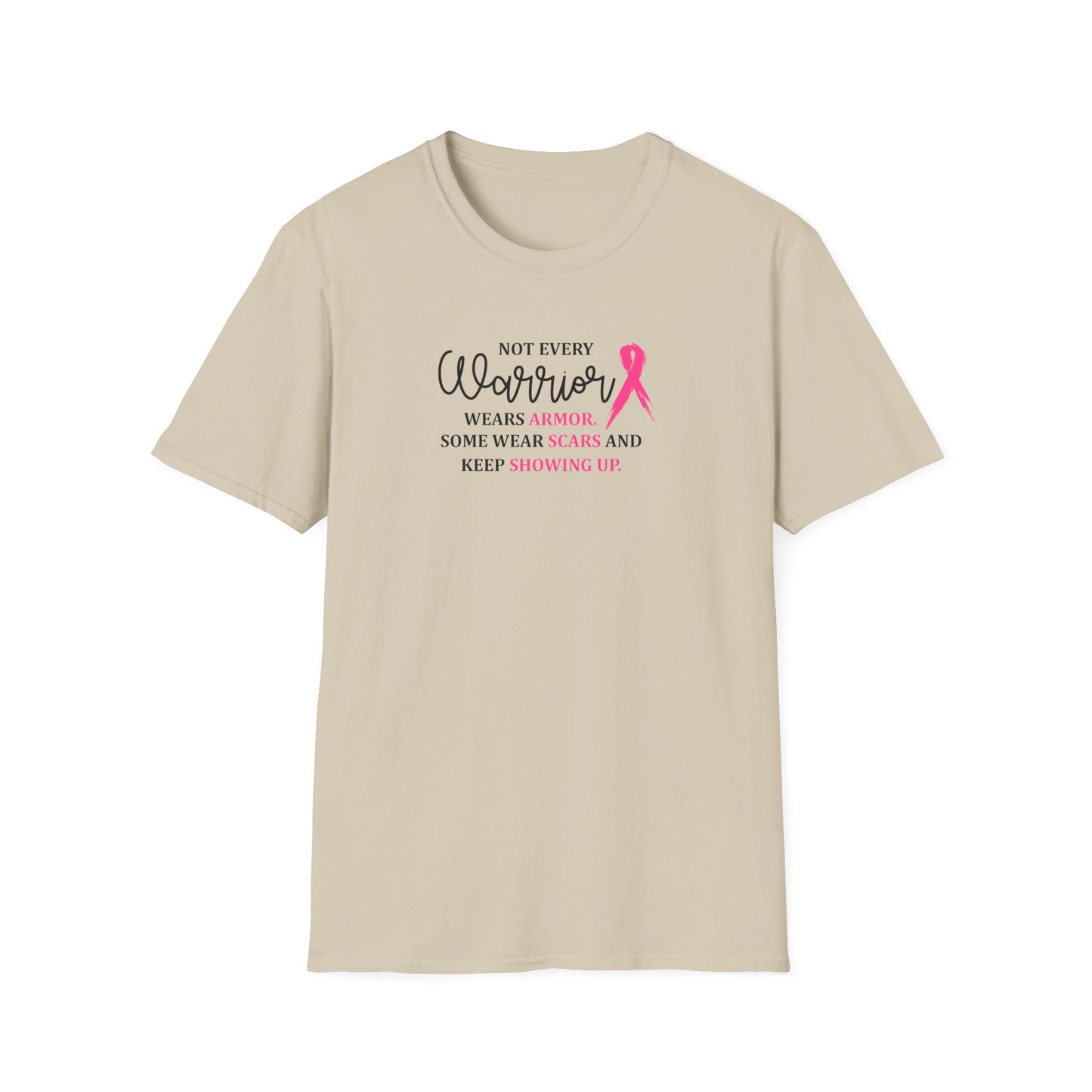 Not Every Warrior Wears Armor Breast Cancer Warrior T-Shirt