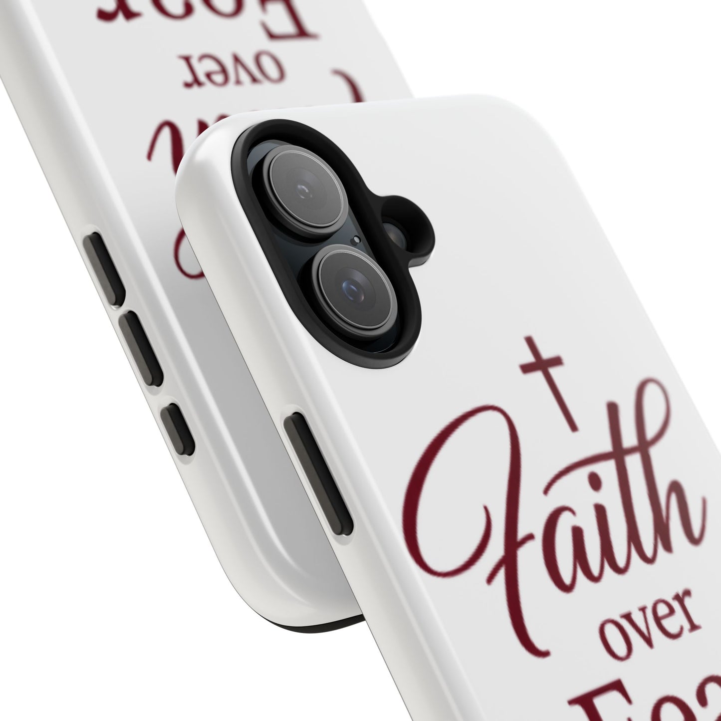 Faith Over Fear Tough Phone Case — Christian Inspirational Protective Phone Cover
