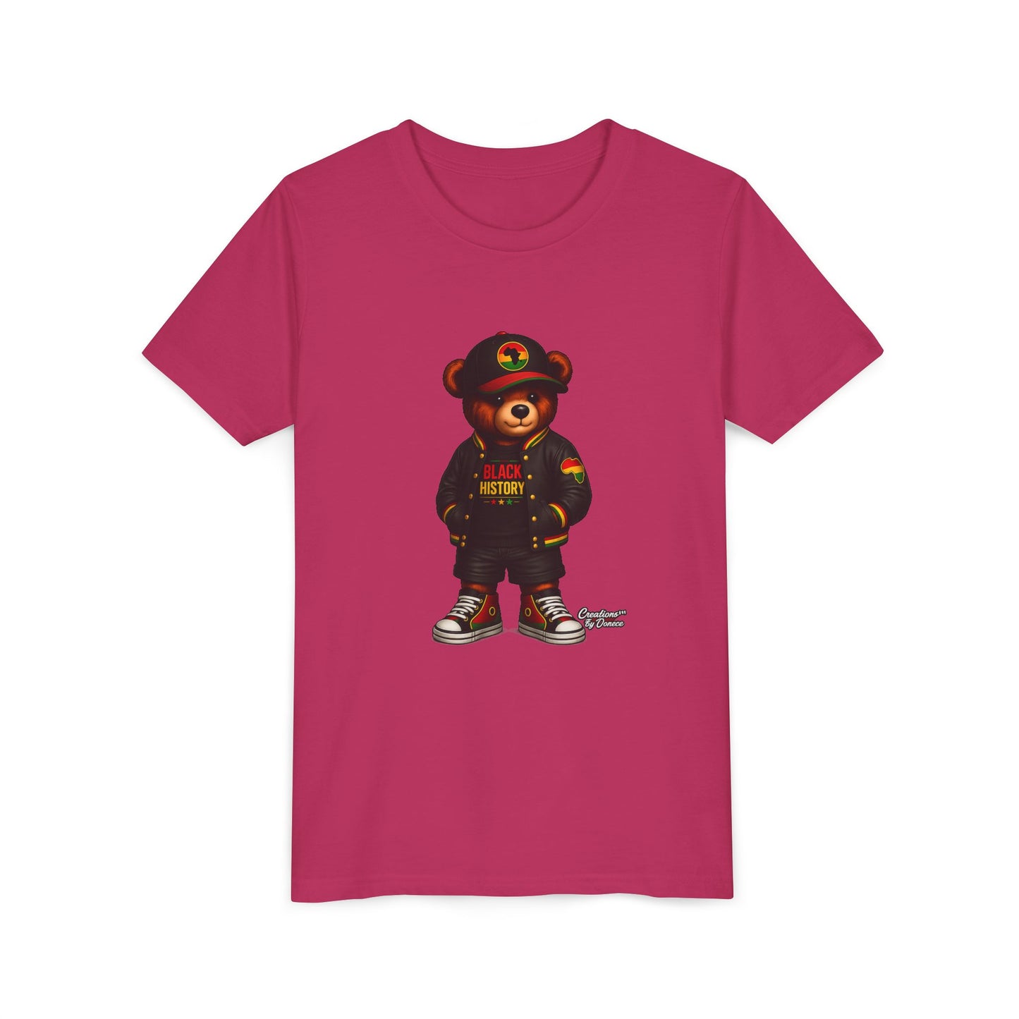 Kids 'Black History' Streetwear Bear Tee