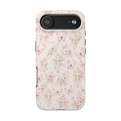 Blessed Wings Phone Case | Christian Floral iPhone Case