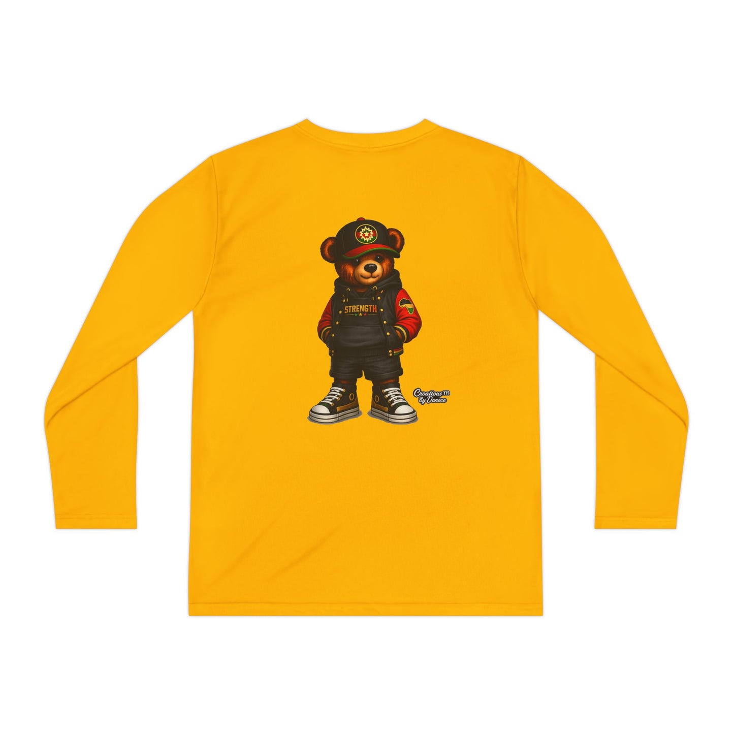 Youth Long Sleeve Tee — Urban Bear Graphic