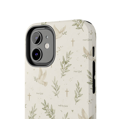Walk By Faith Phone Case | Christian Floral iPhone Case