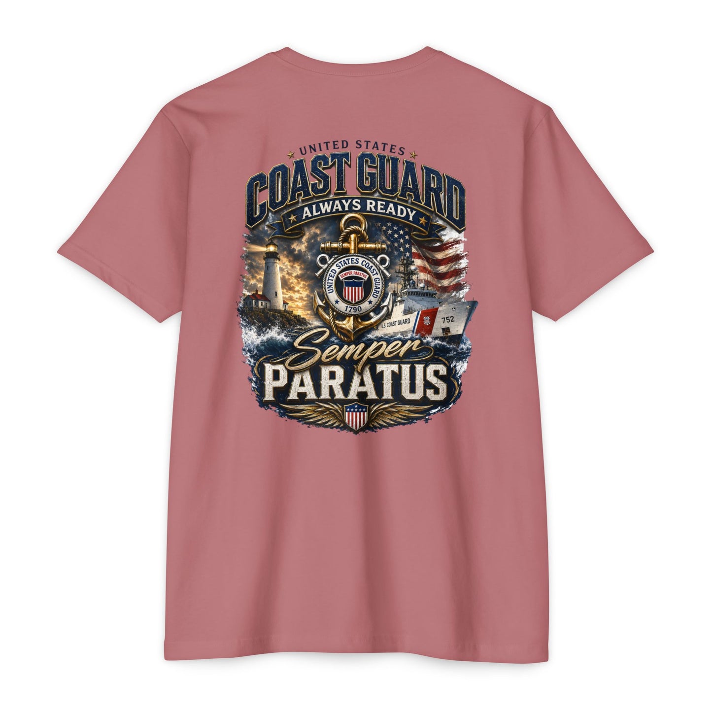 Coast Guard Semper Paratus T-Shirt – U.S. Coast Guard Veteran Tee