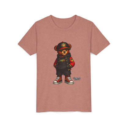 Youth Tee — 'Unity' Streetwear Teddy Bear Graphic Shirt