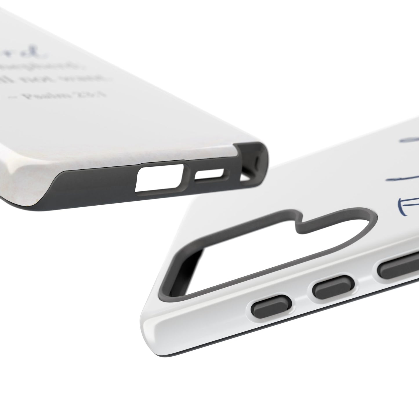 Psalm 23:1 Phone Case — "The Lord is my shepherd; I shall not want" Christian Protective Cover