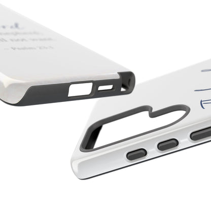 Psalm 23:1 Phone Case — "The Lord is my shepherd; I shall not want" Christian Protective Cover