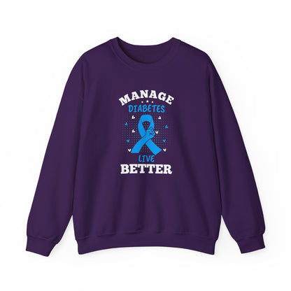 "Manage Diabetes Live Better" Sweatshirt