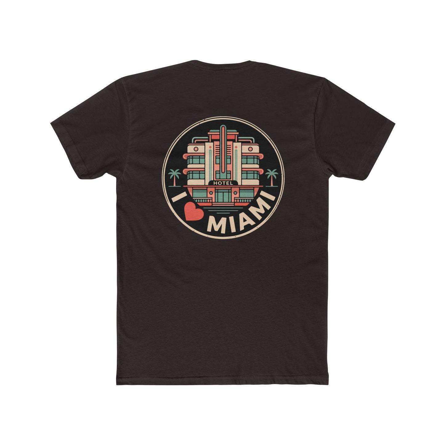 Miami Art Deco T‑Shirt — I  Miami Retro Travel Tee