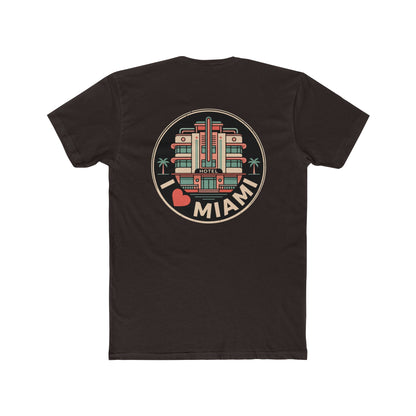 Miami Art Deco T‑Shirt — I  Miami Retro Travel Tee