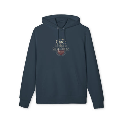 Grace Before Greatness Hoodie — Faith-Based Bishop Design