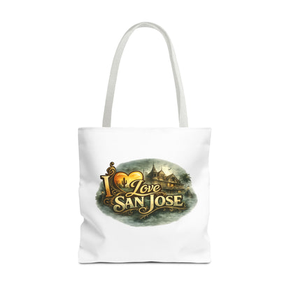 San Jose Tote Bag — "I Love San Jose" Scenic Logo Tote