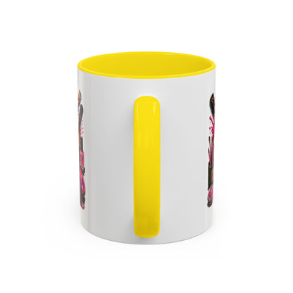 Coffee Mug — "Nails Are My Therapy" Pink Nail Tech Gift
