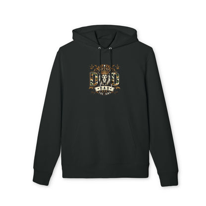 Dad The King Lion Hoodie — Father's Day Vintage Crest Sweatshirt