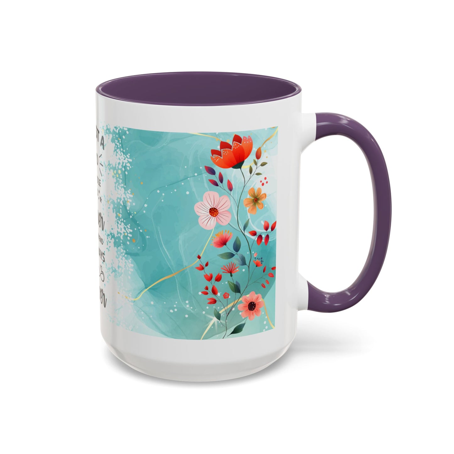 Mother Coffee Mug — “Not Just a Word but a Whole World” Floral Gift (11/15oz)