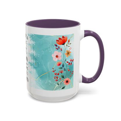 Mother Coffee Mug — “Not Just a Word but a Whole World” Floral Gift (11/15oz)